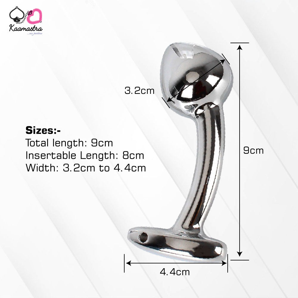 Stainless Steel Curved Anal Prostate Massager