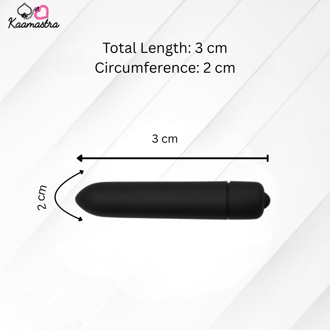 s Black Vibrating Anal Plug With Bullet