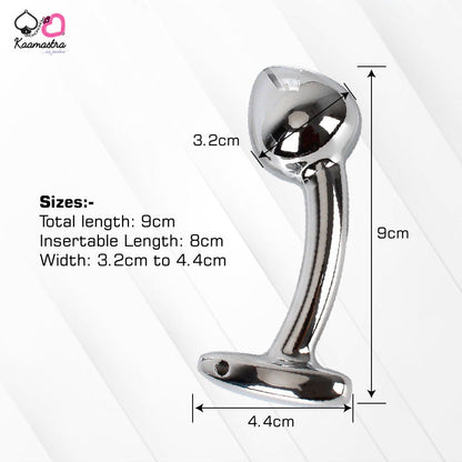 Stainless Steel Curved Anal Prostate Massager