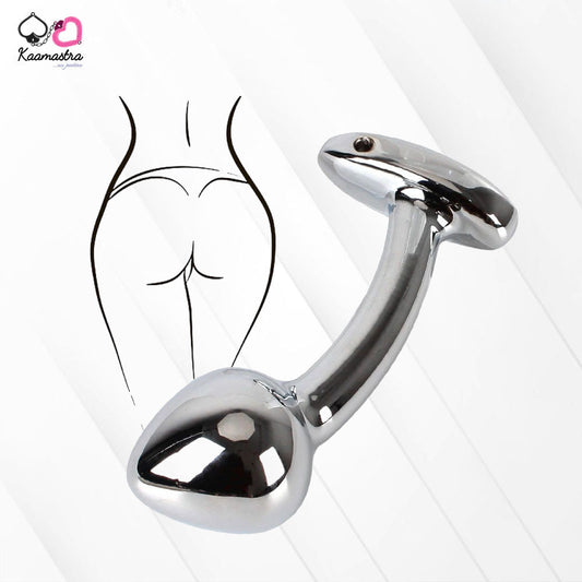 Stainless Steel Curved Anal Prostate Massager