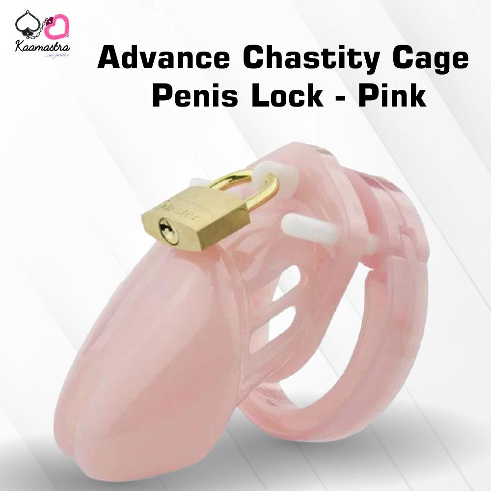 Advance Chastity Cage Penis Lock- Pink