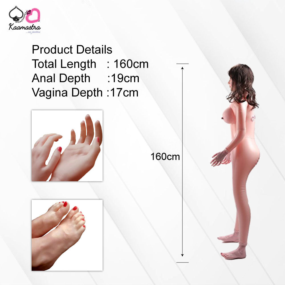 Semi-Solid Lifelike Inflatable Sex Doll