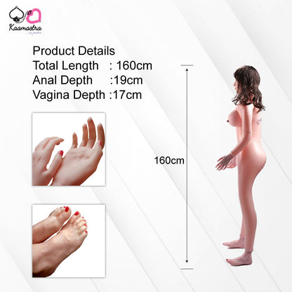Semi-Solid Lifelike Inflatable Sex Doll