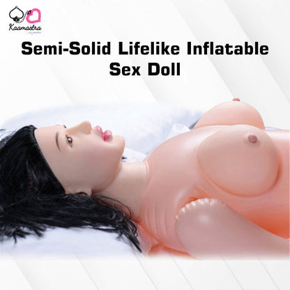 Semi-Solid Lifelike Inflatable Sex Doll