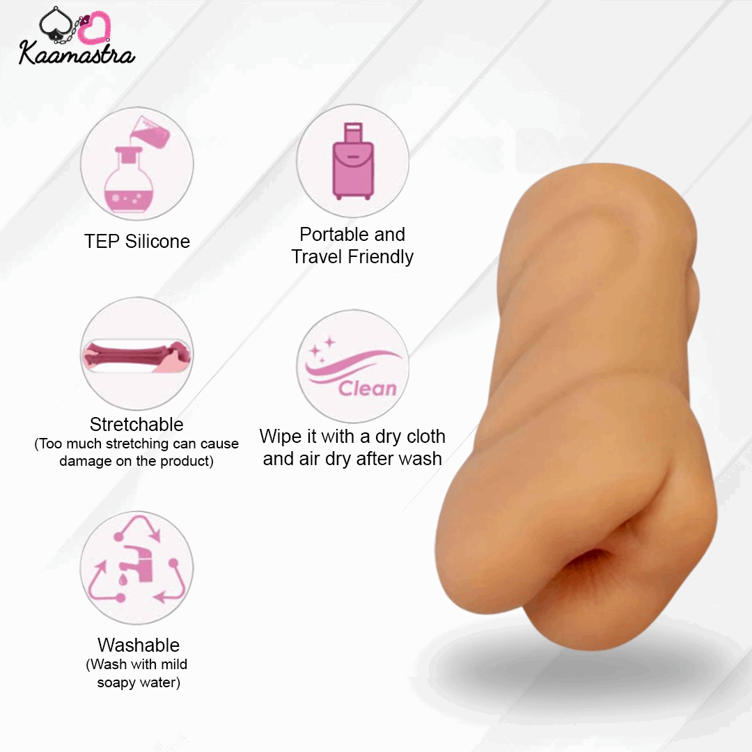 Brown Anal Masturbating Sleeve for Men