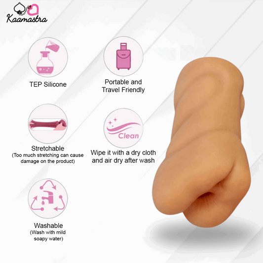 Brown Anal Masturbating Sleeve for Men