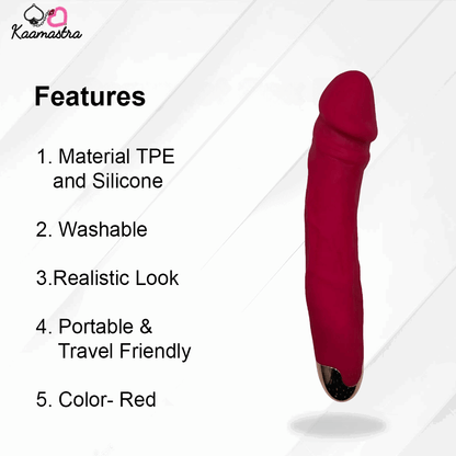 Kaamastra's Brown Silicone Realistic Dildo Vibrator
