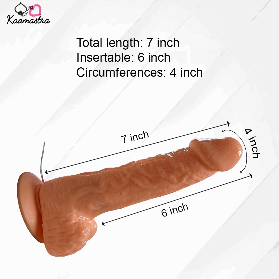 Kaamastra's Realistic Vibrating Dildo With Suction Base