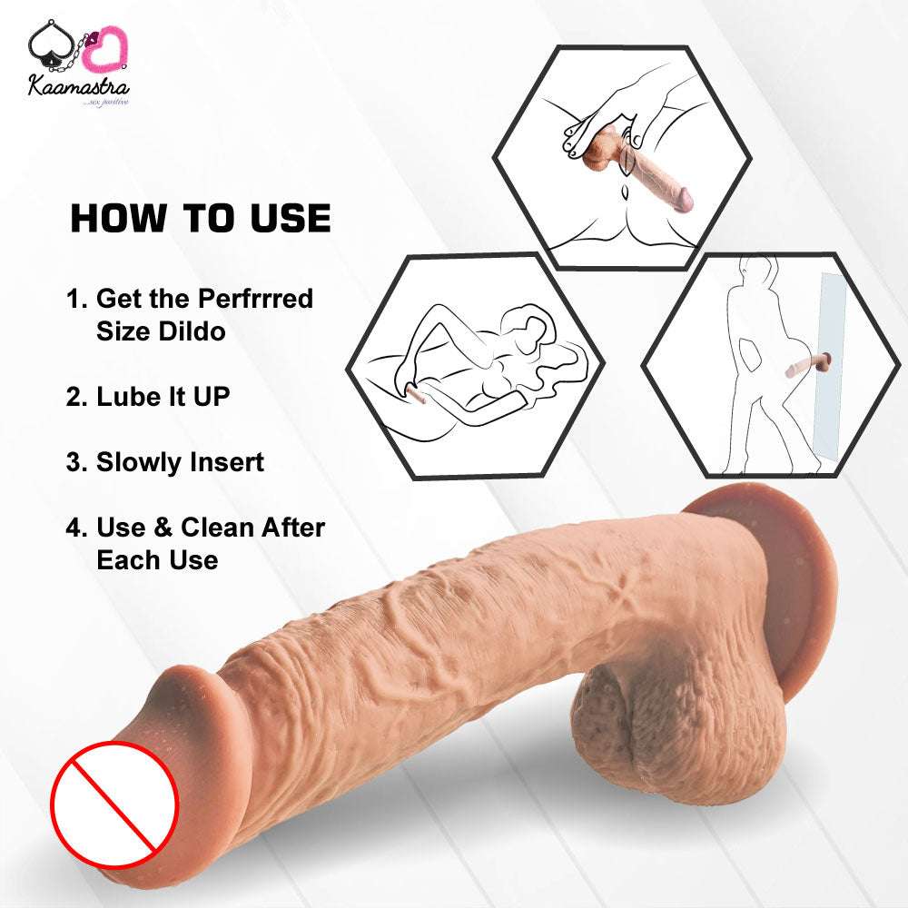 Kaamastra Dildo with Suction Base for Women