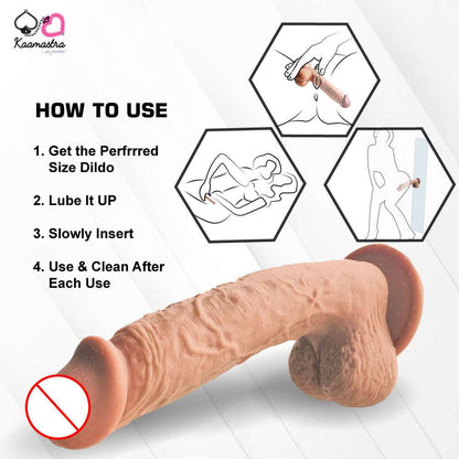 Kaamastra Dildo with Suction Base for Women