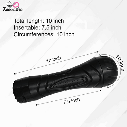 Men's Realistic Vibrating Pussy with Battery