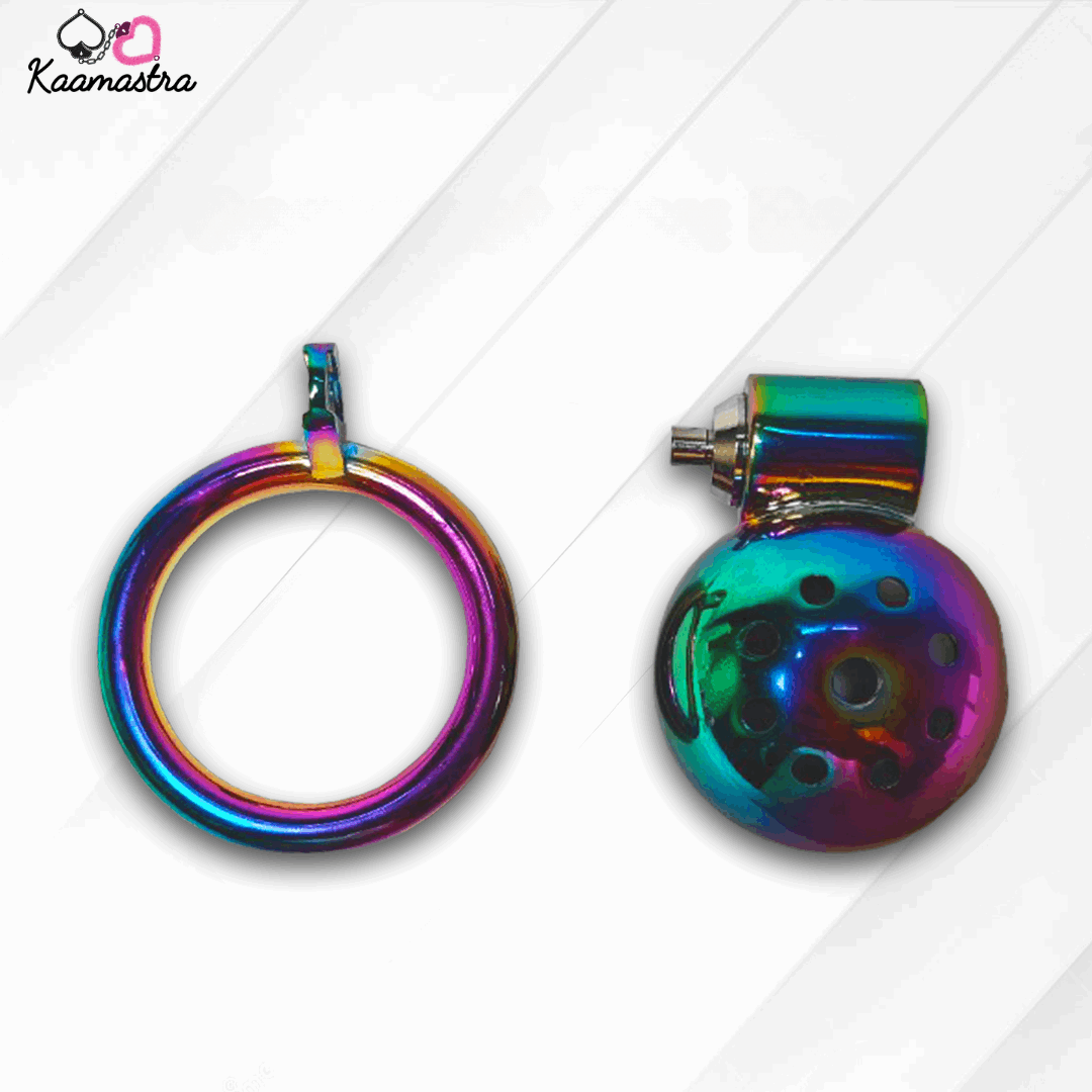 s Multicolor Small Size Male Chastity Lock