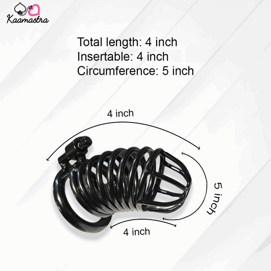 s Birdcage Steel Men's Chastity Device