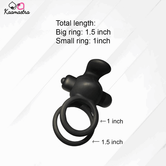s Vibrating Penis Ring-Black