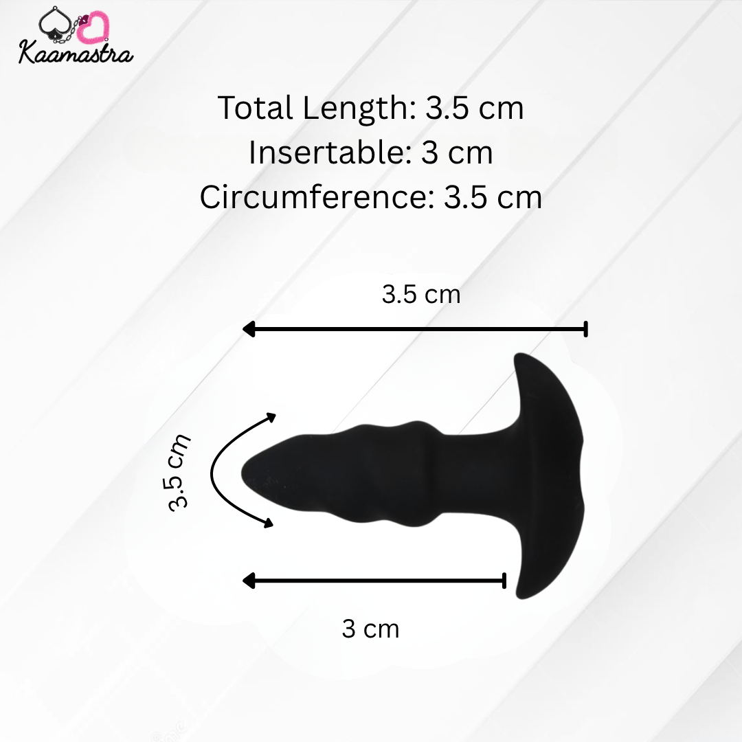 s Black Vibrating Anal Plug With Bullet