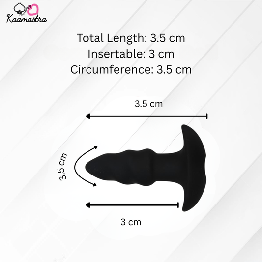 s Black Vibrating Anal Plug With Bullet