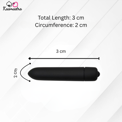 s Black Vibrating Anal Plug With Bullet