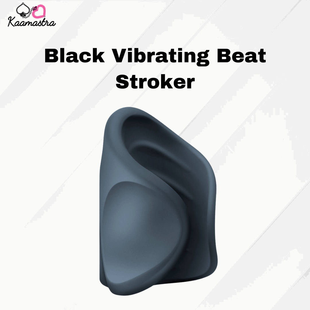 Black Vibrating Beat Stroker