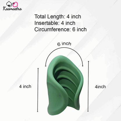 Men's Vibrating Men's Stroker With USB-Green