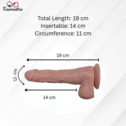 Kaamastra's Realistic Vibrating Dildo With Suction Base