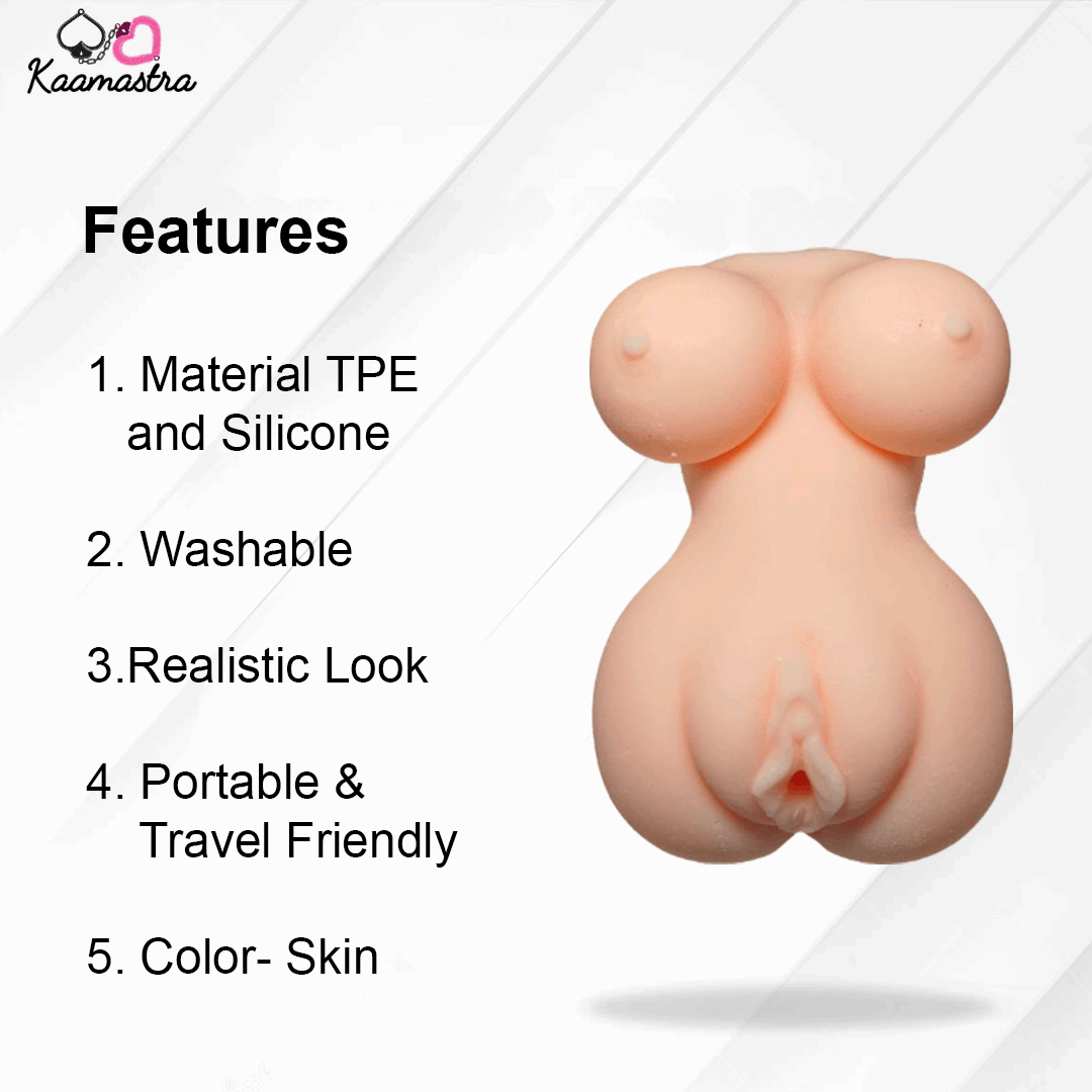 s Silicone Small Torso Masturbating Doll