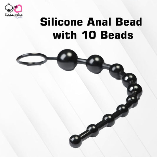 Silicone Anal Bead with 10 Beads
