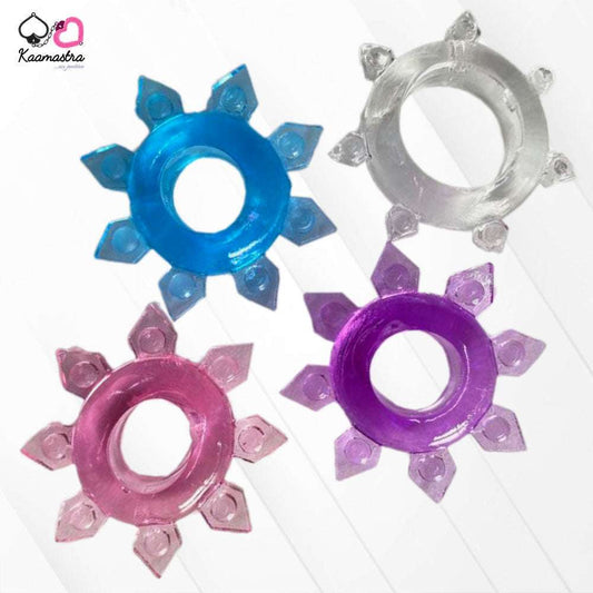 Silicone Doted Spiked Cock Ring