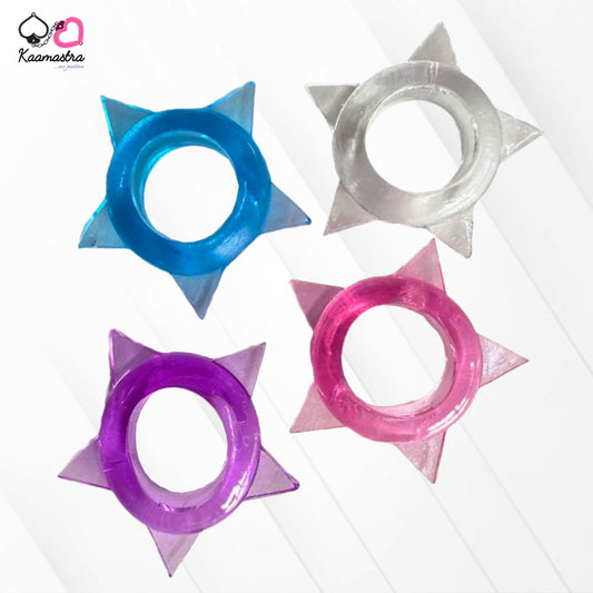 Star Shaped Erotic Pleasure Ring for Men from