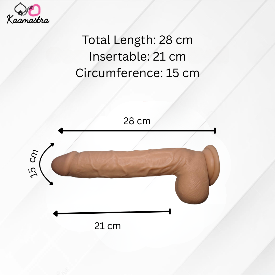 Kaamastra Silicone Suction Based Dildo For Women