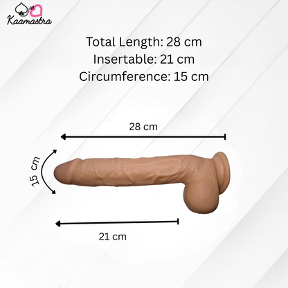 Kaamastra Silicone Suction Based Dildo For Women