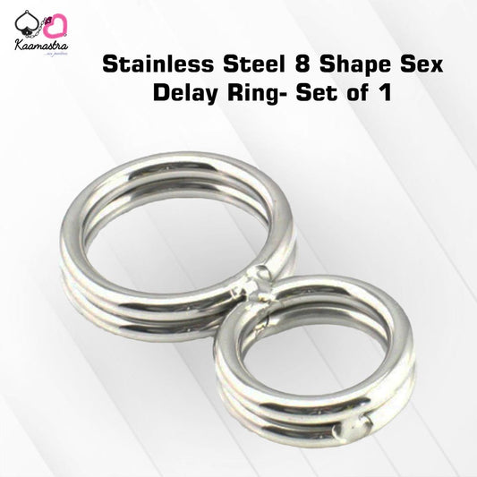 2 Loop Sex Delay Penis Ring for Men