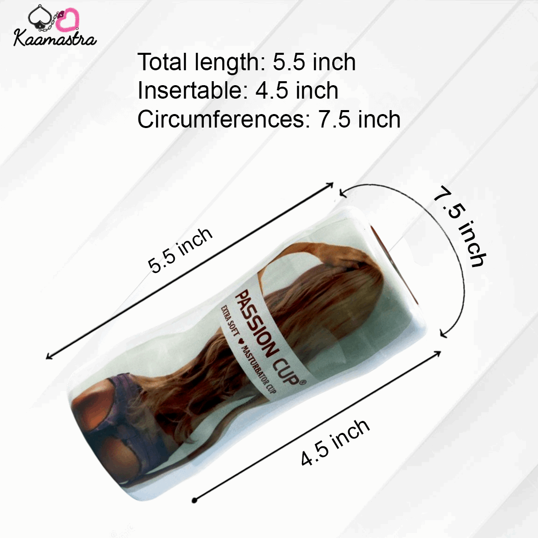 Passion Cup Extra Soft Masturbator for Men on